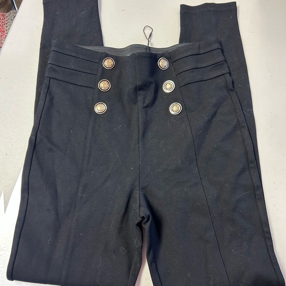 Zara stretchy black pants
